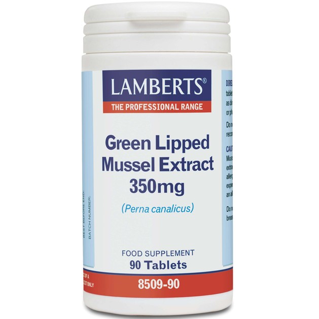 Lamberts Green Lipped Mussel Extract 350mg 90 tabs Lamberts Green Lipped Mussel Extract 350mg 90 tabs