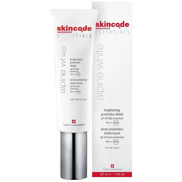 Skincode Alpine White Brightening Protective Shield Κρέμα Προσώπου Κατά των Κηλίδων Spf50, 30ml Skincode Alpine White Brightening Protective Shield Κρέμα Προσώπου Κατά των Κηλίδων Spf50, 30ml