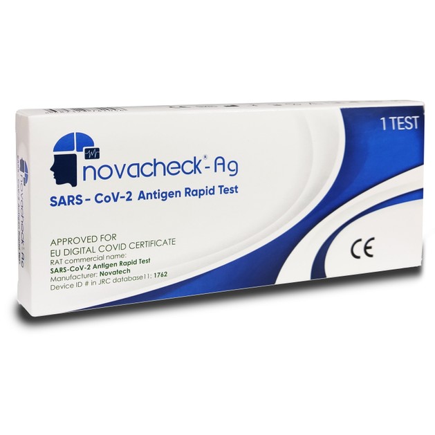 Novacheck - Ag SARS CoV-2 Antigen Rapid Self Test, 1 Test Novacheck - Ag SARS CoV-2 Antigen Rapid Self Test, 1 Test