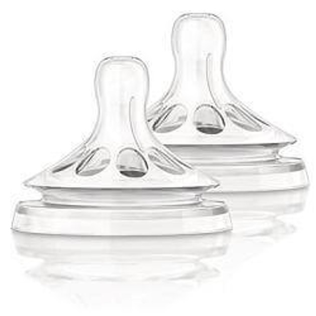 Avent Θηλές Σιλικόνης Natural 3 Οπών 2Τμχ-Bpa Free SCF635/27 Avent Θηλές Σιλικόνης Natural 3 Οπών 2Τμχ-Bpa Free SCF635/27