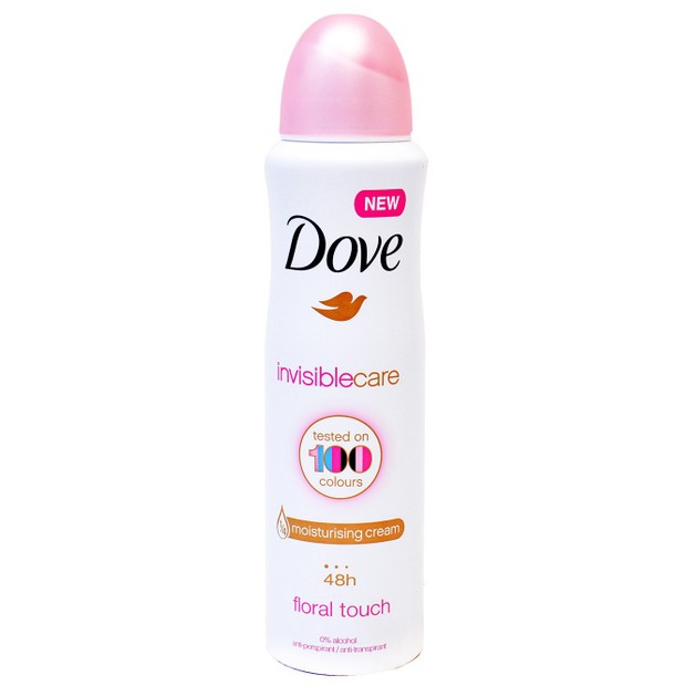 Dove Deo Spray Invisible Care 48h Floral Touch Αποσμητικό 48ωρης Αντιιδρωτικής Προστασίας Χωρίς Λευκά Σημάδια στα Ρούχα 150ml Dove Deo Spray Invisible Care 48h Floral Touch Αποσμητικό 48ωρης Αντιιδρωτικής Προστασίας Χωρίς Λευκά Σημάδια στα Ρούχα 150ml