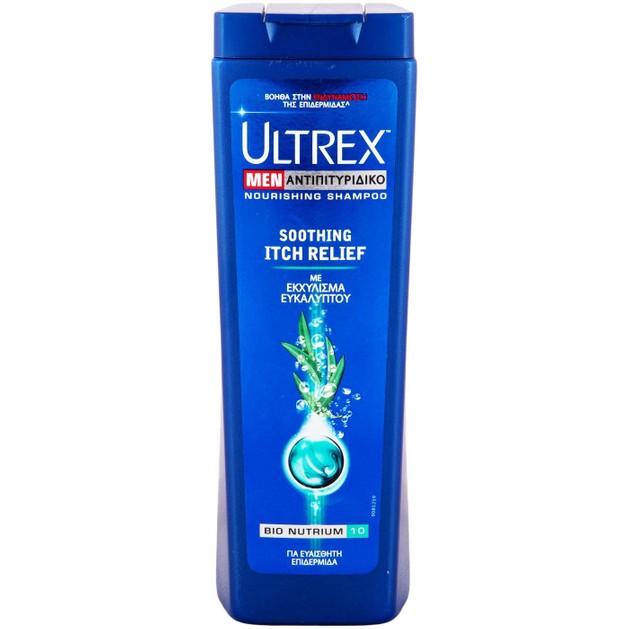 Ultrex Men Soothing Itch Relief Αντιπιτυριδικό Σαμπουάν για Ευαίσθητη Επιδερμίδα με Εκχύλισμα Ευκαλύπτου 360ml Ultrex Men Soothing Itch Relief Αντιπιτυριδικό Σαμπουάν για Ευαίσθητη Επιδερμίδα με Εκχύλισμα Ευκαλύπτου 360ml
