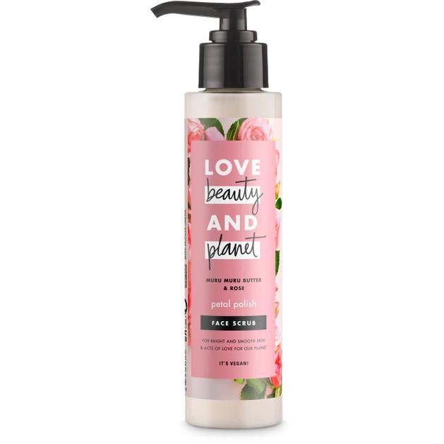 Love Beauty & Planet Muru Muru Butter & Rose Face Scrub Απολέπιση Προσώπου για Λαμπερή & Απαλή Επιδερμίδα 125ml Love Beauty & Planet Muru Muru Butter & Rose Face Scrub Απολέπιση Προσώπου για Λαμπερή & Απαλή Επιδερμίδα 125ml