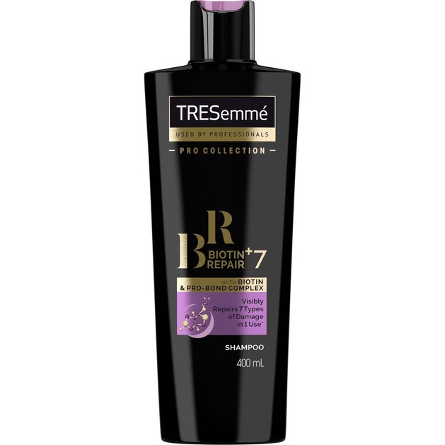 TRESemme Biotin+Repair 7 Shampoo Προστατευτικό Σαμπουάν Κατά της Θερμότητας, Αναδομεί τα Ταλαιπωρημένα Μαλλιά 400ml TRESemme Biotin+Repair 7 Shampoo Προστατευτικό Σαμπουάν Κατά της Θερμότητας, Αναδομεί τα Ταλαιπωρημένα Μαλλιά 400ml