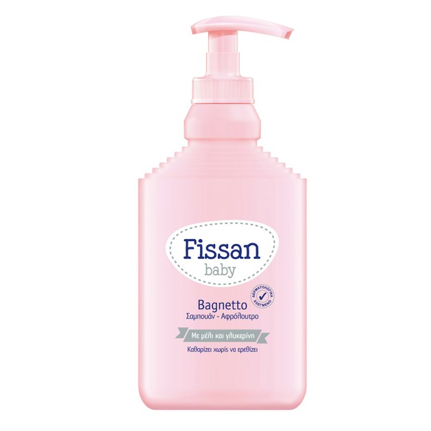 Fissan Baby Bagnetto Σαμπουάν & Αφρόλουτρο με Μέλι & Γλυκερίνη 500ml Προσφορά - 2 € Fissan Baby Bagnetto Σαμπουάν & Αφρόλουτρο με Μέλι & Γλυκερίνη 500ml Προσφορά - 2 €