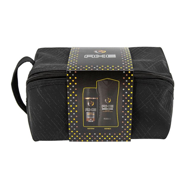 Axe Promo Dark Temptation Bodywash 250ml & Body Spray 48h Fresh 150ml & Washbag Axe Promo Dark Temptation Bodywash 250ml & Body Spray 48h Fresh 150ml & Washbag