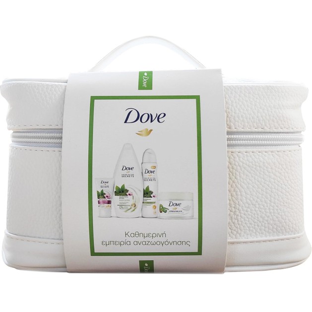 Dove Promo Nourishing Secrets Matcha Αφρόλουτρο 250ml & Αποσμητικό Spray 150ml & Κρέμα Χεριών 75ml & Kiwi Scrub Σώματος 225ml & Δώρο Νεσεσέρ Dove Promo Nourishing Secrets Matcha Αφρόλουτρο 250ml & Αποσμητικό Spray 150ml & Κρέμα Χεριών 75ml & Kiwi Scrub Σώματος 225ml & Δώρο Νεσεσέρ