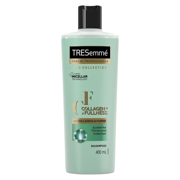 TRESemme Collagen & Fullness Shampoo Σαμπουάν Εμπλουτισμένο με Κολλαγόνο για Περισσότερο Όγκο στα Λεπτά Μαλλιά 400ml Promo -40% TRESemme Collagen & Fullness Shampoo Σαμπουάν Εμπλουτισμένο με Κολλαγόνο για Περισσότερο Όγκο στα Λεπτά Μαλλιά 400ml Promo -40%