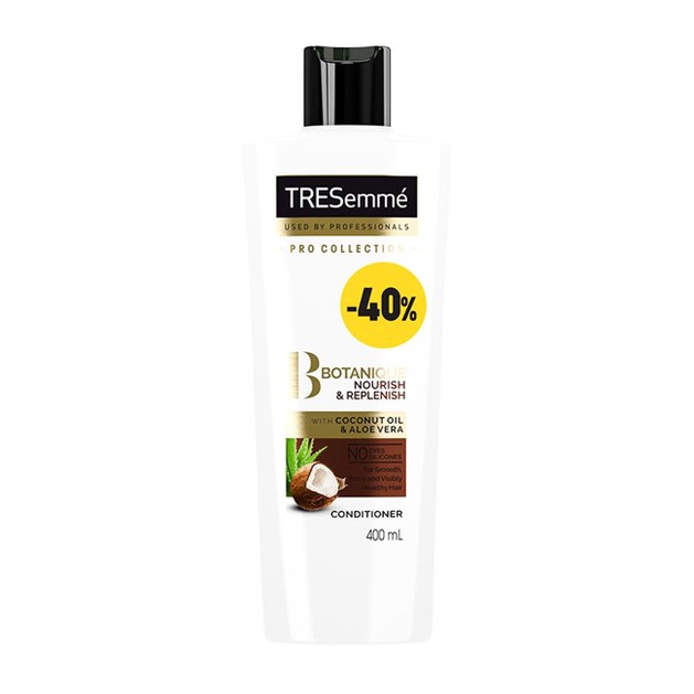 TRESemme Botanique Nourish Replenish Conditioner Ενυδατική Κρέμα με Έλαιο Καρύδας & Aloe Vera για Ξηρά Μαλλιά -40% 400ml TRESemme Botanique Nourish Replenish Conditioner Ενυδατική Κρέμα με Έλαιο Καρύδας & Aloe Vera για Ξηρά Μαλλιά -40% 400ml