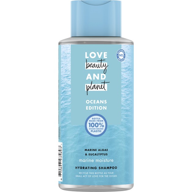 Love Beauty & Planet Oceans Edition Hydrating Shampoo With Marine Algae & Eucalyptus 400ml Love Beauty & Planet Oceans Edition Hydrating Shampoo With Marine Algae & Eucalyptus 400ml