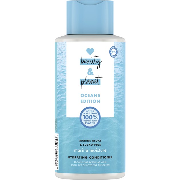 Love Beauty & Planet Oceans Edition Hydrating Conditioner With Marine Algae & Eucalyptus 400ml Love Beauty & Planet Oceans Edition Hydrating Conditioner With Marine Algae & Eucalyptus 400ml