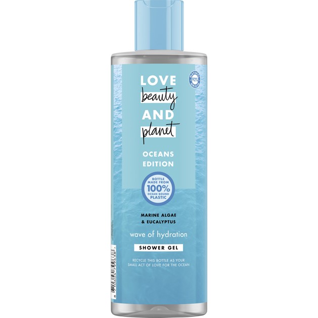 Love Beauty & Planet Oceans Edition Shower Gel With Marine Algae & Eucalyptus 400ml Love Beauty & Planet Oceans Edition Shower Gel With Marine Algae & Eucalyptus 400ml