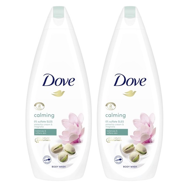 Dove Πακέτο Προσφοράς Calming Balance & Softens Skin Shower Gel with Pistachio Cream & Manolia 2x500ml 1+1 Δώρο Dove Πακέτο Προσφοράς Calming Balance & Softens Skin Shower Gel with Pistachio Cream & Manolia 2x500ml 1+1 Δώρο