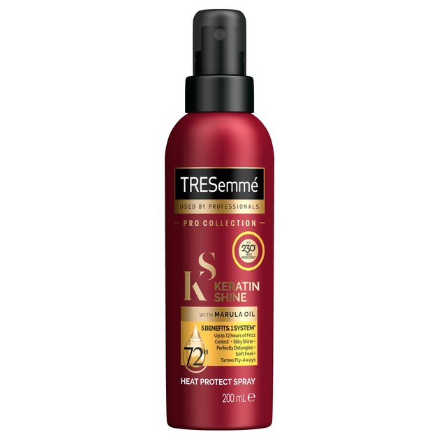 TRESemme Keratin Smooth Heat Protect Spray With Marula Oil Προστατευτικό Spray με Έλαιο Κερατίνης & Κατά του Φριζαρίσματος 200ml TRESemme Keratin Smooth Heat Protect Spray With Marula Oil Προστατευτικό Spray με Έλαιο Κερατίνης & Κατά του Φριζαρίσματος 200ml