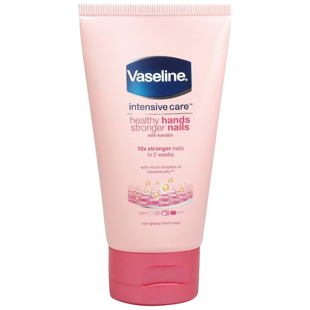 Vaseline Intensive Care Healthy Hands Stronger Nails Cream Θρεπτική & Επανορθωτική Κρέμα Χεριών & Νυχιών 75ml Vaseline Intensive Care Healthy Hands Stronger Nails Cream Θρεπτική & Επανορθωτική Κρέμα Χεριών & Νυχιών 75ml