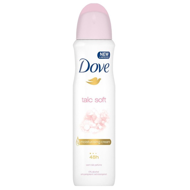 Dove Deo Spray Talc Soft 48h Αποσμητικό 48ωρης Αντιιδρωτικής Προστασίας με Ευχάριστο Άρωμα Πούδρας 150ml Dove Deo Spray Talc Soft 48h Αποσμητικό 48ωρης Αντιιδρωτικής Προστασίας με Ευχάριστο Άρωμα Πούδρας 150ml
