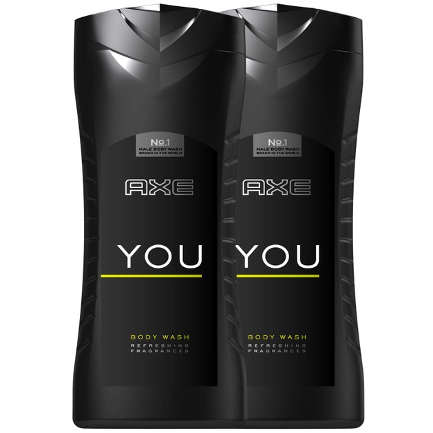 Axe Πακέτο Προσφοράς You Body Wash XL, Ενυδατικό Αφρόλουτρο 2x400ml 1+1 Δώρο Axe Πακέτο Προσφοράς You Body Wash XL, Ενυδατικό Αφρόλουτρο 2x400ml 1+1 Δώρο
