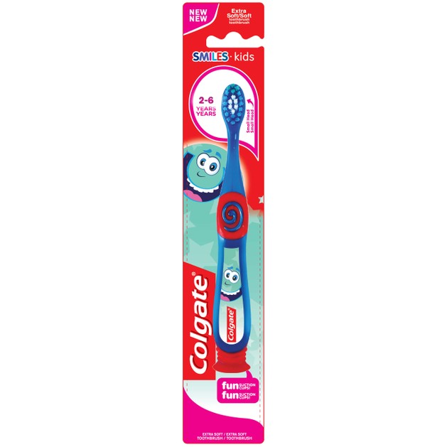 Colgate Smiles Kids Extra Soft Παιδική Οδοντόβουρτσα Κόκκινο-Μπλε Χρώμα 2-6 Ετών Colgate Smiles Kids Extra Soft Παιδική Οδοντόβουρτσα Κόκκινο-Μπλε Χρώμα 2-6 Ετών