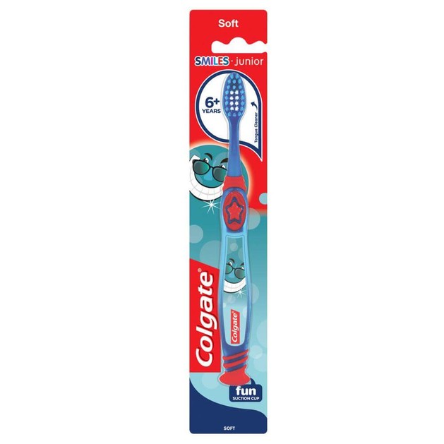Colgate Smiles Junior Soft 6+ Years Οδοντόβουρτσα Μαλακή Σχεδιασμένη για τις Ανάγκες των Παιδιών 6 Χρονών και Άνω 1 Τεμάχιο Colgate Smiles Junior Soft 6+ Years Οδοντόβουρτσα Μαλακή Σχεδιασμένη για τις Ανάγκες των Παιδιών 6 Χρονών και Άνω 1 Τεμάχιο