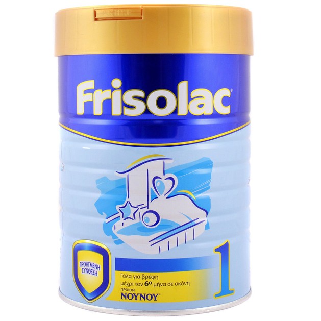 Nounou Frisolac Νο1 Γάλα για Βρέφη Μέχρι τον 6 Μήνα σε Σκόνη 400gr Nounou Frisolac Νο1 Γάλα για Βρέφη Μέχρι τον 6 Μήνα σε Σκόνη 400gr