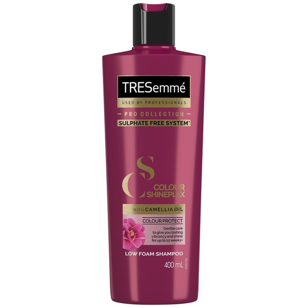 TRESemme Colour Shineplex Shampoo With Camellia Oil Σαμπουάν με Έλαιο Καμέλιας, Προστασία του Χρώματος στα Βαμμένα Μαλλιά 400ml TRESemme Colour Shineplex Shampoo With Camellia Oil Σαμπουάν με Έλαιο Καμέλιας, Προστασία του Χρώματος στα Βαμμένα Μαλλιά 400ml
