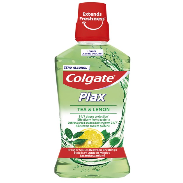 Colgate Plax Tea & Lemon Plaque Protection 500ml Colgate Plax Tea & Lemon Plaque Protection 500ml