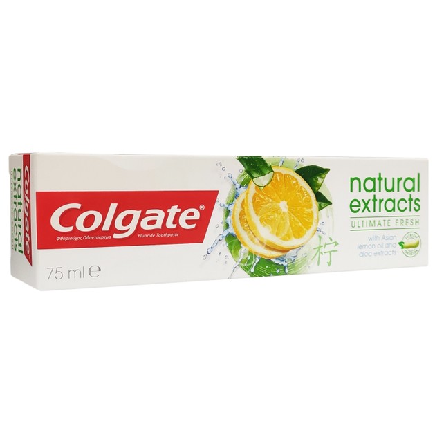 Colgate Natural Extracts Ultimate Fresh with Asian Lemon & Aloe Extract75ml Colgate Natural Extracts Ultimate Fresh with Asian Lemon & Aloe Extract75ml