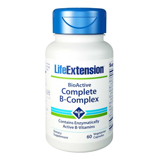 Life Extension Bio Active Complete B-Complex Συμπλήρωμα Διατροφής Βιταμινών του Συμπλέγματος Β 60veg.caps Life Extension Bio Active Complete B-Complex Συμπλήρωμα Διατροφής Βιταμινών του Συμπλέγματος Β 60veg.caps
