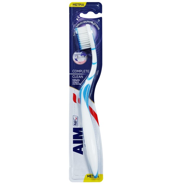 Aim Complete Clean Medium Toothbrush 1 Τεμάχιο Aim Complete Clean Medium Toothbrush 1 Τεμάχιο