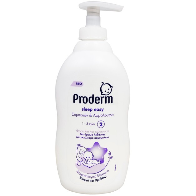 Proderm Sleep Easy Σαμπουάν & Αφρόλουτρο για Ηλικίες 1-3 Ετών 400ml Proderm Sleep Easy Σαμπουάν & Αφρόλουτρο για Ηλικίες 1-3 Ετών 400ml