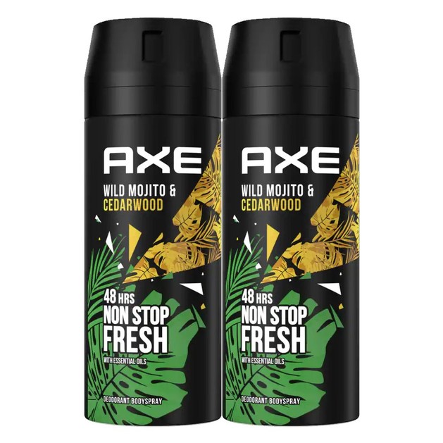 Axe Πακέτο Προσφοράς Wild Mojito & Cedarwood 48h Non Stop Fresh Spray 2x150ml Axe Πακέτο Προσφοράς Wild Mojito & Cedarwood 48h Non Stop Fresh Spray 2x150ml