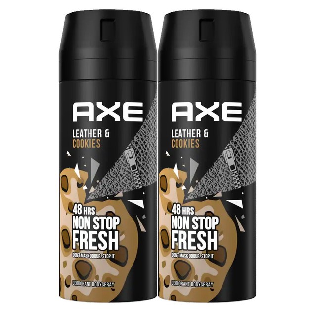Axe Πακέτο Προσφοράς Leather & Cookies 48h Non Stop Fresh Body Spray 2x150ml Axe Πακέτο Προσφοράς Leather & Cookies 48h Non Stop Fresh Body Spray 2x150ml