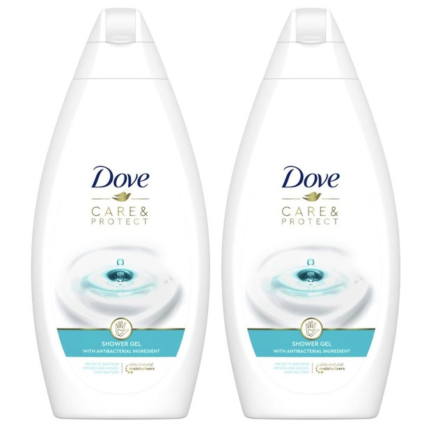 Dove Πακέτο Προσφοράς Care & Protect Shower Gel with Antibacterial Ingredient 2x750ml 1+1 Δώρο Dove Πακέτο Προσφοράς Care & Protect Shower Gel with Antibacterial Ingredient 2x750ml 1+1 Δώρο