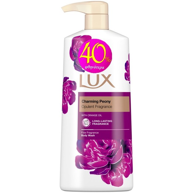 Lux Charming Peony Opulent Fragrance Body Wash 600ml Promo -40% Lux Charming Peony Opulent Fragrance Body Wash 600ml Promo -40%