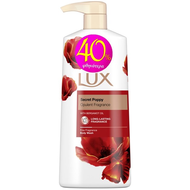 Lux Secret Poppy Body Wash 600ml Promo -40% Lux Secret Poppy Body Wash 600ml Promo -40%