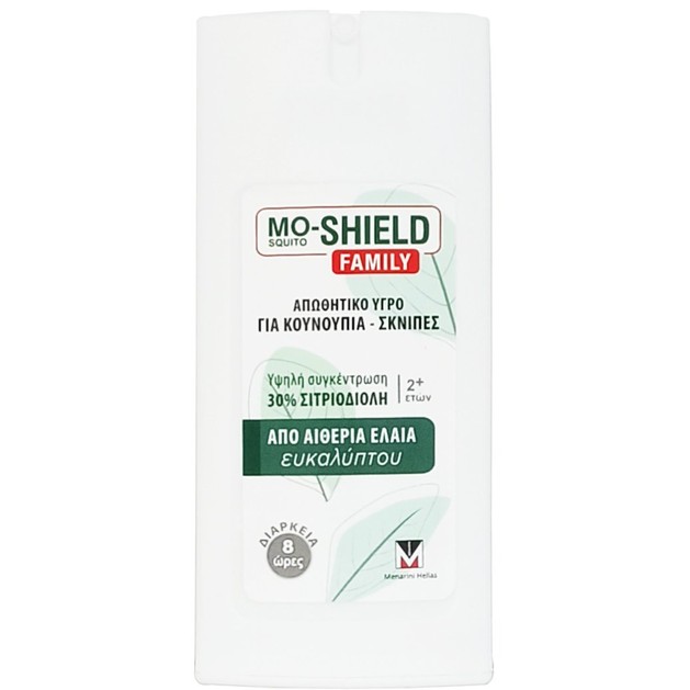 Mo-Shield Family Απωθητικό Υγρό για Κουνούπια & Σκνίπες με Αιθέρια Έλαια Ευκάλυπτου 75ml Mo-Shield Family Απωθητικό Υγρό για Κουνούπια & Σκνίπες με Αιθέρια Έλαια Ευκάλυπτου 75ml