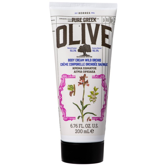 Korres Pure Greek Olive Body Cream Wild Orchid 200ml Korres Pure Greek Olive Body Cream Wild Orchid 200ml