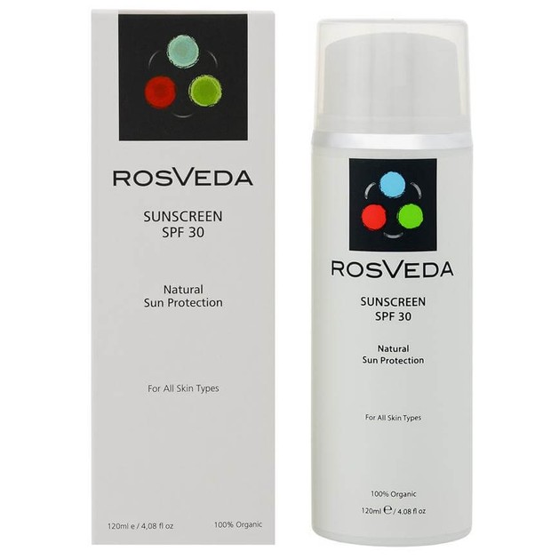 RosVeda Sunscreen Spf30 100% Φυτική Σύνθεση Αντηλιακής Κρέμας Προσώπου Σώματος Υψηλής Προστασίας 120ml RosVeda Sunscreen Spf30 100% Φυτική Σύνθεση Αντηλιακής Κρέμας Προσώπου Σώματος Υψηλής Προστασίας 120ml
