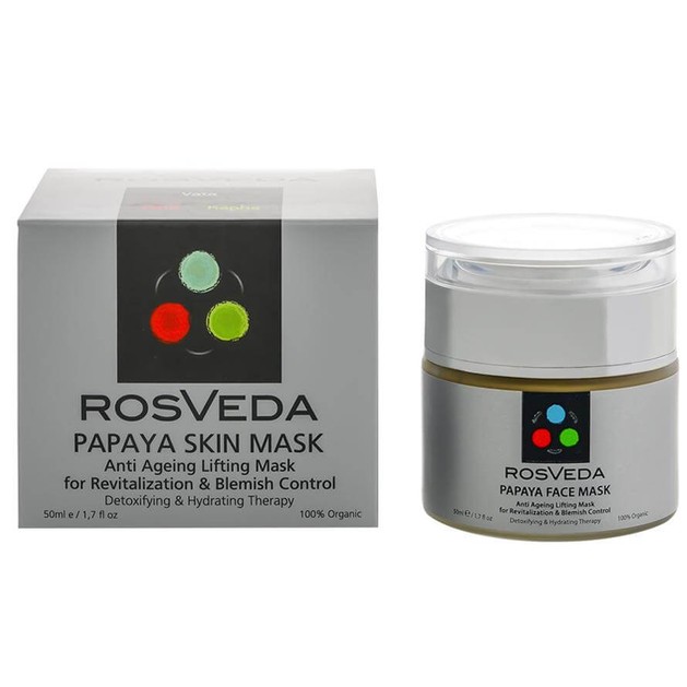 RosVeda Papaya Mask 100% Φυτική Σύνθεση Θεραπείας Δυσχρωμιών, Αντιγηραντική Μάσκα Προσώπου Αποτοξίνωσης-Ενυδάτωσης 50ml RosVeda Papaya Mask 100% Φυτική Σύνθεση Θεραπείας Δυσχρωμιών, Αντιγηραντική Μάσκα Προσώπου Αποτοξίνωσης-Ενυδάτωσης 50ml