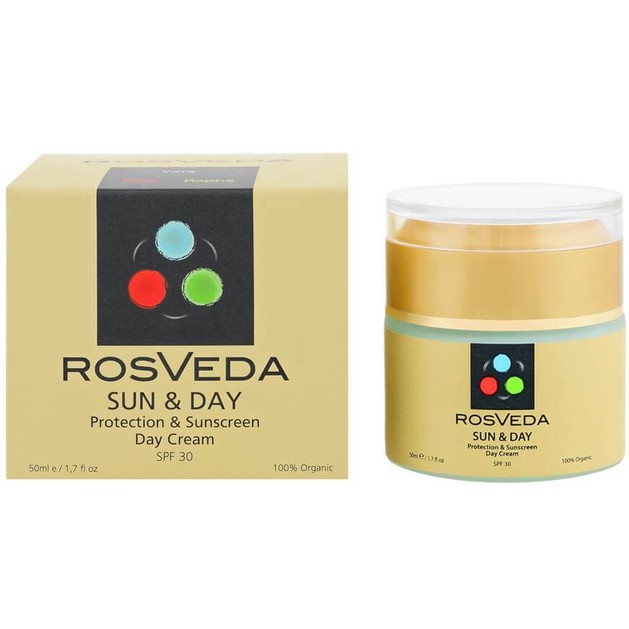 RosVeda Sun & Day Cream Spf30 100% Φυτική Σύνθεση 24ωρη Ενυδατική Κρέμα Ημέρας με Υψηλή Αντηλιακή Προστασία 50ml RosVeda Sun & Day Cream Spf30 100% Φυτική Σύνθεση 24ωρη Ενυδατική Κρέμα Ημέρας με Υψηλή Αντηλιακή Προστασία 50ml