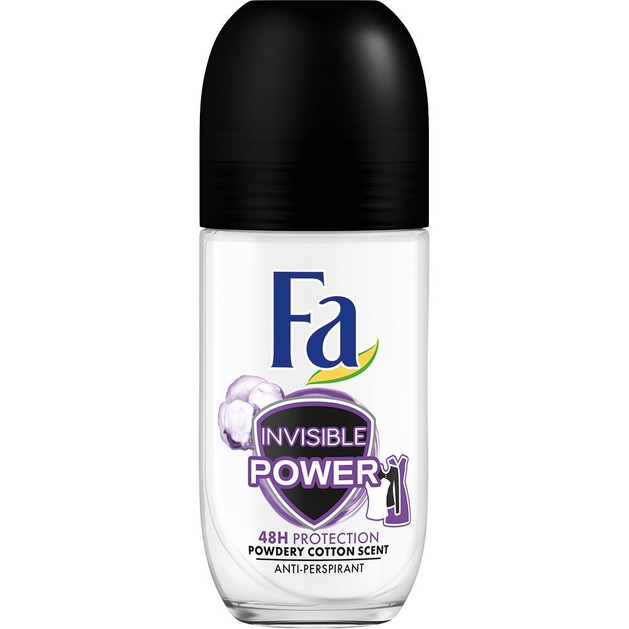 Fa Deodorant Roll-On Invisible Power Αποσμητική Αόρατη Προστασία Μακράς Διάρκειας & Προστασία από τους Λεκέδες 50ml Fa Deodorant Roll-On Invisible Power Αποσμητική Αόρατη Προστασία Μακράς Διάρκειας & Προστασία από τους Λεκέδες 50ml