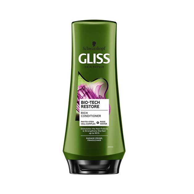 Schwarzkopf Gliss Bio-Tech Restore Conditioner Κρέμα Μαλλιών για Εύθραυστα Ταλαιπωρημένα Μαλλιά 200ml Schwarzkopf Gliss Bio-Tech Restore Conditioner Κρέμα Μαλλιών για Εύθραυστα Ταλαιπωρημένα Μαλλιά 200ml