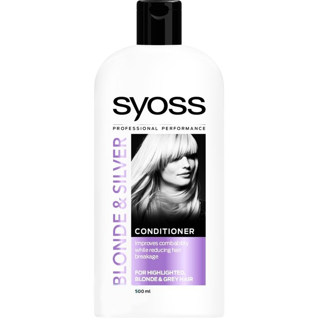 Syoss Blond & Silver Conditioner Μαλακτική Κρέμα για Μαλλιά με Ανταύγειες, Ξανθά & Γκρίζα 500ml Syoss Blond & Silver Conditioner Μαλακτική Κρέμα για Μαλλιά με Ανταύγειες, Ξανθά & Γκρίζα 500ml
