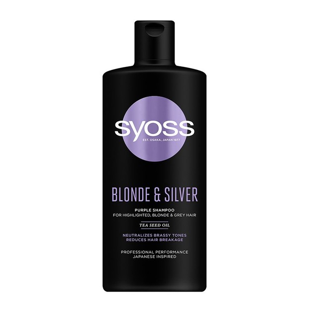 Syoss Purple Shampoo Blond & Silver Σαμπουάν για Μαλλιά με Ανταύγειες, Ξανθά & Γκρίζα 440ml Syoss Purple Shampoo Blond & Silver Σαμπουάν για Μαλλιά με Ανταύγειες, Ξανθά & Γκρίζα 440ml