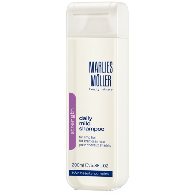 Marlies Moller Strength Daily Mild Shampoo Απαλό Δυναμωτικό Σαμπουάν Καθημερινής Χρήσης που Καθαρίζει Εντατικά τα Μαλλιά 200ml Marlies Moller Strength Daily Mild Shampoo Απαλό Δυναμωτικό Σαμπουάν Καθημερινής Χρήσης που Καθαρίζει Εντατικά τα Μαλλιά 200ml