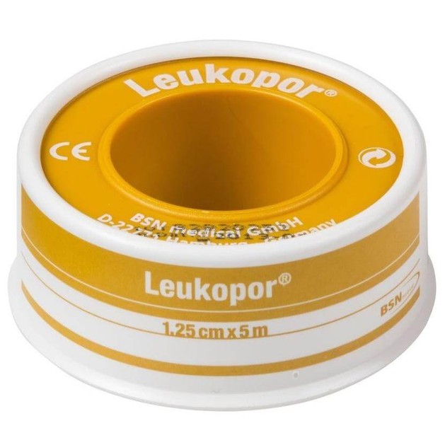 Leukopor Αυτοκόλλητη Υποαλλεργική Επιδεσμική Ταινία 1,25cm x 5m Leukopor Αυτοκόλλητη Υποαλλεργική Επιδεσμική Ταινία 1,25cm x 5m