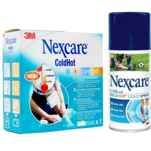 3M Nexcare ColdHot Comfort Παγοκύστη/Θερμοφόρα σε Μορφή Ζελέ 11cm x 26cm & Δώρο Cold Spray Ψυκτικό Σπρέι 150ml 3M Nexcare ColdHot Comfort Παγοκύστη/Θερμοφόρα σε Μορφή Ζελέ 11cm x 26cm & Δώρο Cold Spray Ψυκτικό Σπρέι 150ml