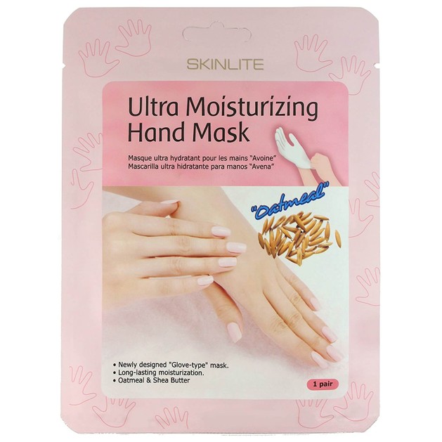 Skinlite Ultra Moisturizing Hand Mask Oatmeal Μάσκα Υπερ-ενυδάτωσης για τα Ξηρά, Άγρια & Κουρασμένα Χέρια 1 Ζεύγος Skinlite Ultra Moisturizing Hand Mask Oatmeal Μάσκα Υπερ-ενυδάτωσης για τα Ξηρά, Άγρια & Κουρασμένα Χέρια 1 Ζεύγος