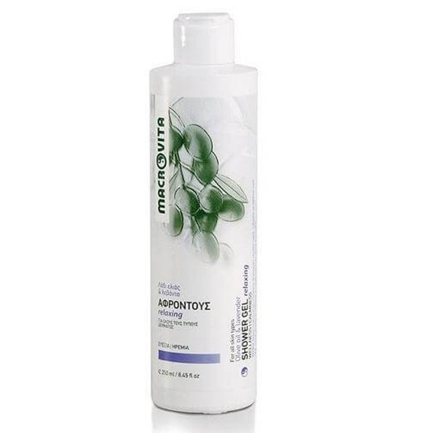 Macrovita Shower Gel Relaxing with Olive & Lavender 250ml Macrovita Shower Gel Relaxing with Olive & Lavender 250ml