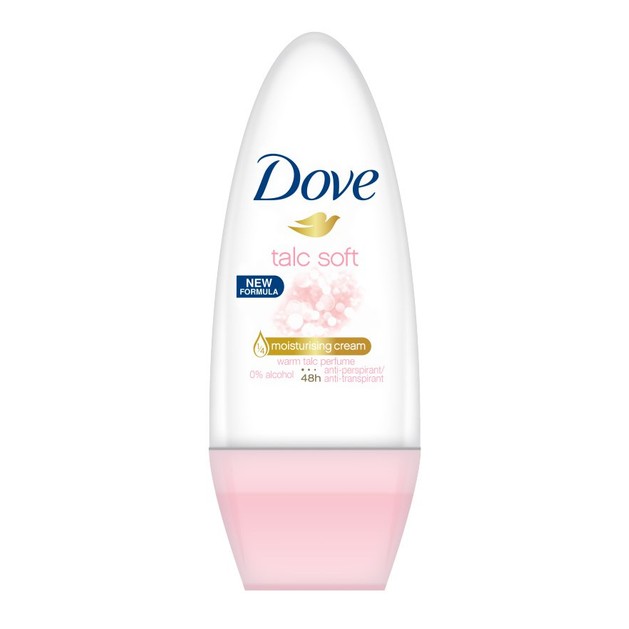 Dove Deo Roll On Talc Soft 48h Αποσμητικό 48ωρης Αντιιδρωτικής Προστασίας με Ευχάριστο Άρωμα Πούδρας 50ml Dove Deo Roll On Talc Soft 48h Αποσμητικό 48ωρης Αντιιδρωτικής Προστασίας με Ευχάριστο Άρωμα Πούδρας 50ml